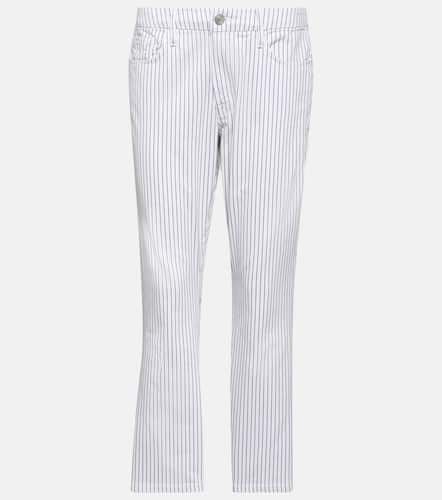 Le Crop Mini striped mid-rise bootcut jeans - Frame - Modalova