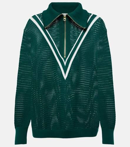 Savannah open-knit cotton polo sweater - Varley - Modalova