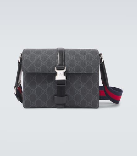 GG Super Mini leather-trimmed crossbody bag - Gucci - Modalova