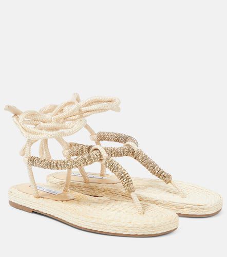Sunkissed embellished thong sandals - Aquazzura - Modalova