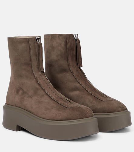 The Row Zipped Boot 1 suede boots - The Row - Modalova