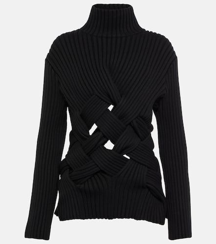 Intrecciato wool-blend turtleneck sweater - Bottega Veneta - Modalova