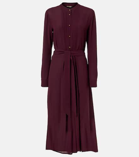 Hattie silk crepe midi dress - Loro Piana - Modalova