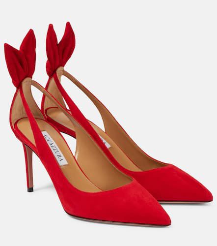 Pumps Bow Tie aus Veloursleder - Aquazzura - Modalova