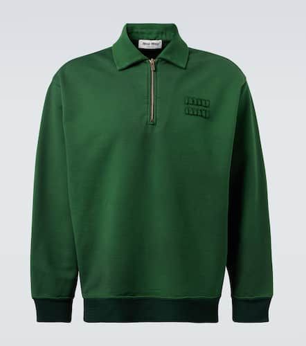 Sweatshirt aus Baumwoll-Jersey - Miu Miu - Modalova