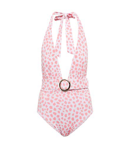 Whitney belted swimsuit in pink - Alexandra Miro