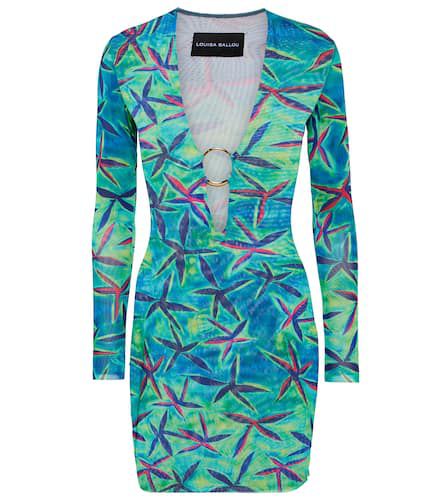 Helios printed mesh mini dress - Louisa Ballou - Modalova