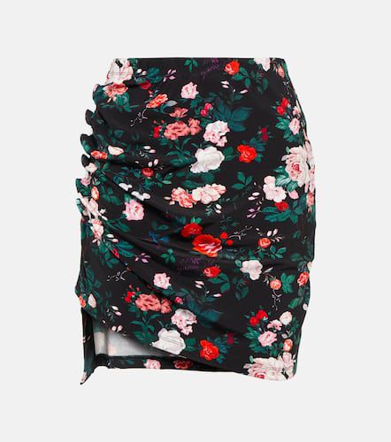 Minifalda floral de tiro alto - Rabanne - Modalova