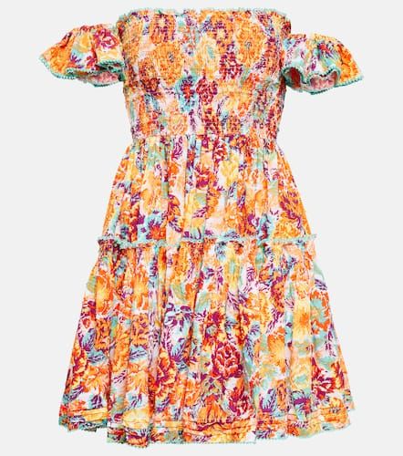 Robe Aurora en coton à fleurs - Poupette St Barth - Modalova