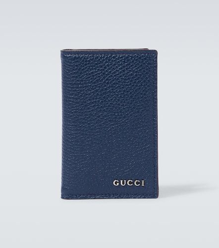 Gucci Tarjetero de piel con logo - Gucci - Modalova