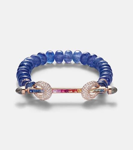 Pulsera Chakra de oro rosa de 18 ct con piedras - Ananya - Modalova