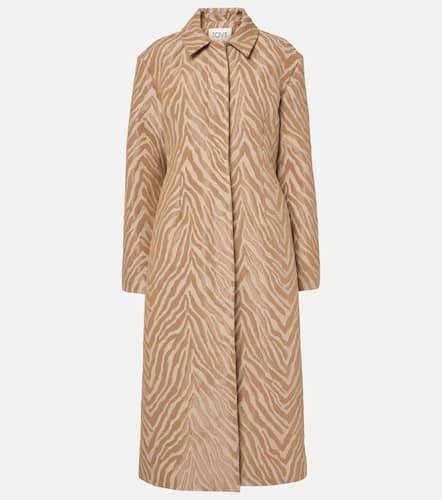 Mira cotton-blend jacquard coat - Tove - Modalova