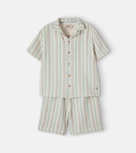Camicia e shorts Anker in cotone - Wheat - Modalova