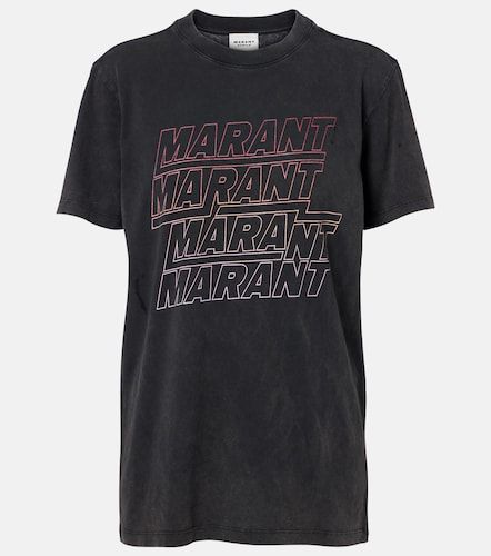Camiseta Zoeline de jersey de algodón estampada - Marant Etoile - Modalova