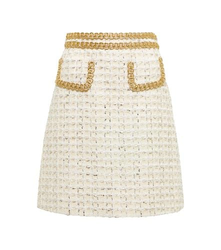 Embellished high-rise tweed miniskirt - Giambattista Valli - Modalova