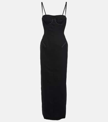 Corset wool and silk maxi dress - Thom Browne - Modalova