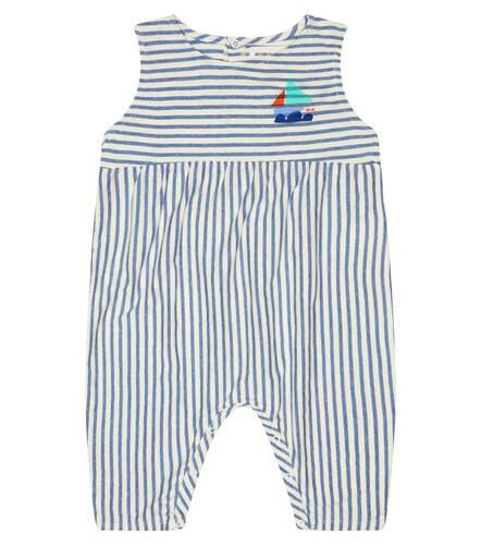 Baby - Jumpsuit corta in cotone a righe - Bobo Choses - Modalova