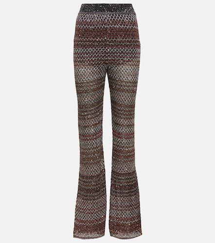 Pantalones flared en Lurex® con zigzag - Missoni - Modalova