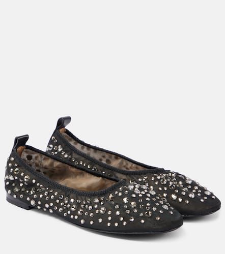 Ballerine in mesh con cristalli - Tory Burch - Modalova