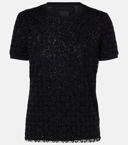 Camiseta de algodón con monograma - Givenchy - Modalova