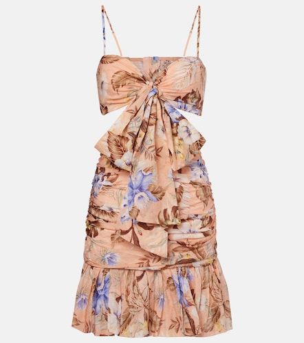 Vestido corto Coco de algodón floral - Zimmermann - Modalova