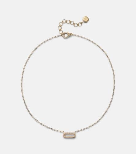 Cable Link 18kt chain necklace with diamonds - Shay Jewelry - Modalova