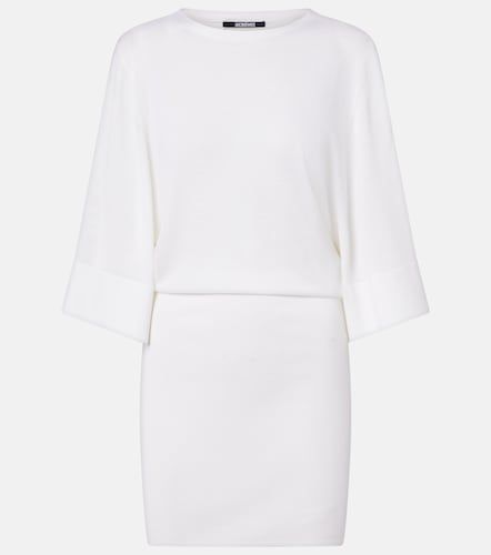 Mananco wool and silk minidress - Jacquemus - Modalova