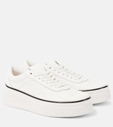 Sneakers in pelle con platform - Jil Sander - Modalova