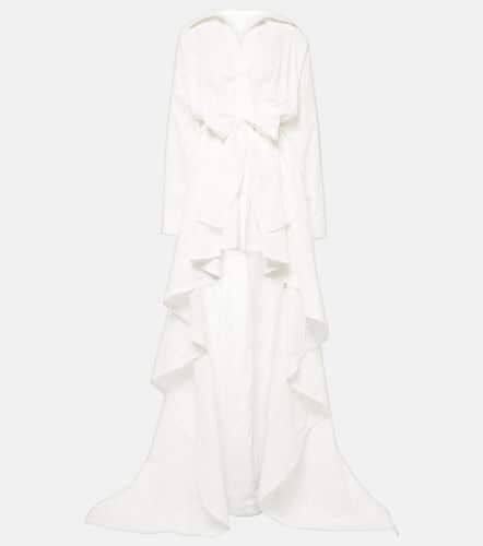 Vestido de fiesta de algodón asimétrico - Norma Kamali - Modalova