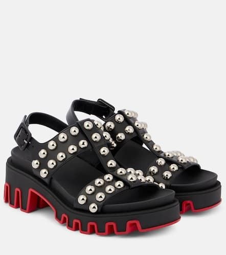 Duniclou studded leather sandals - Christian Louboutin - Modalova