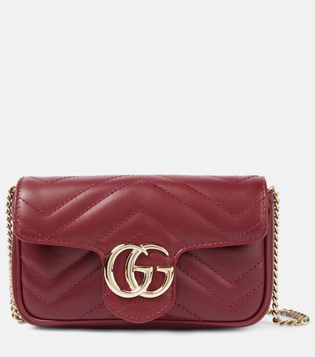 GG Marmont Super Mini leather shoulder bag - Gucci - Modalova