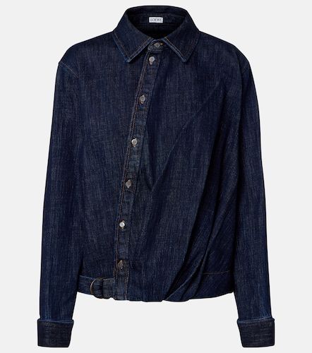 Loewe Gathered denim shirt - Loewe - Modalova