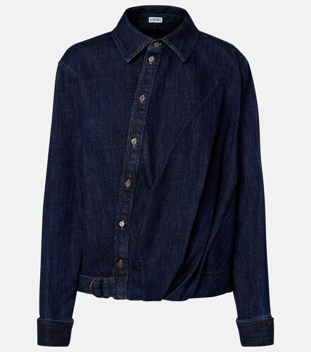 Loewe Gathered denim shirt - Loewe - Modalova