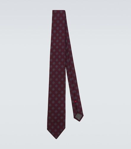 Corbata de jacquard de seda - Brunello Cucinelli - Modalova