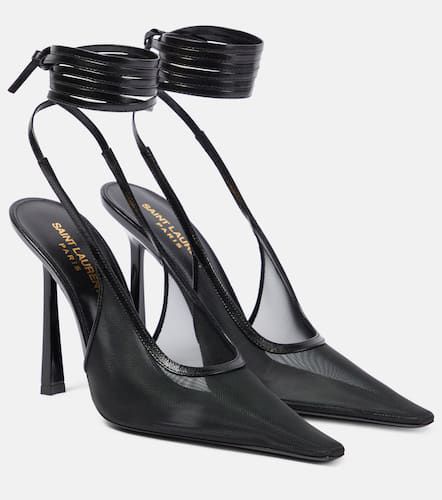 Slingback-Pumps Oxalis 110 mit Leder - Saint Laurent - Modalova