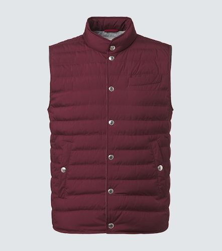 Technical down vest - Brunello Cucinelli - Modalova