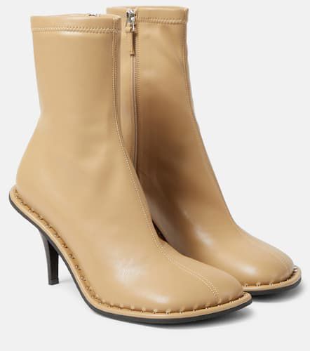 Embellished faux leather ankle boots - Stella McCartney - Modalova