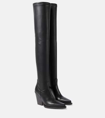 Overknee-Stiefel Vegas aus Lederimitat - Paris Texas - Modalova