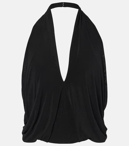 Saint Laurent Halterneck jersey top - Saint Laurent - Modalova