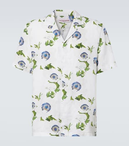Maitan floral linen bowling shirt - Orlebar Brown - Modalova