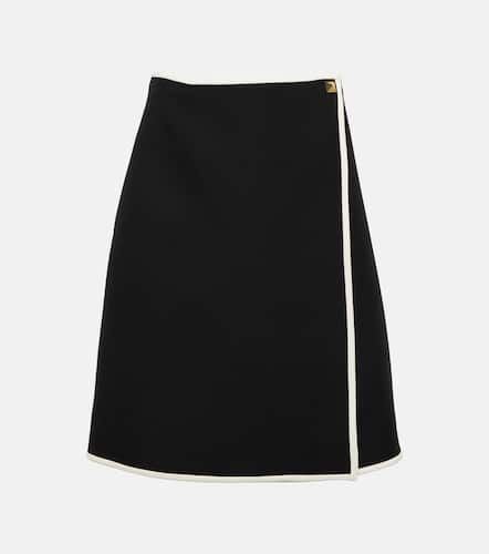 Roman Stud wool and silk miniskirt - Valentino - Modalova