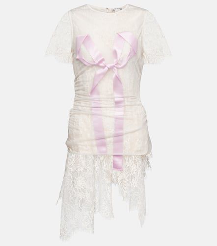 Bow-embellished layered lace top - Acne Studios - Modalova