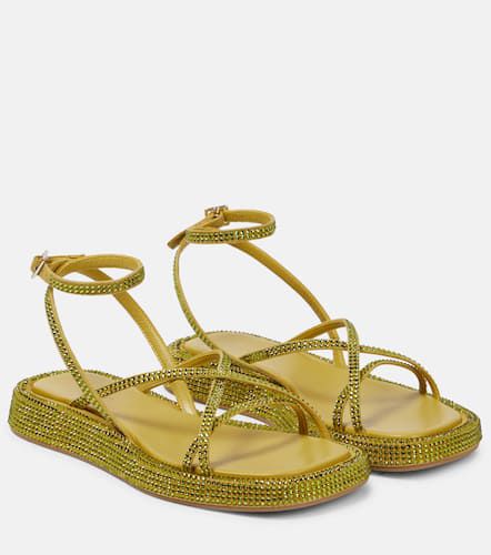 Gia/Rhw Rosie embellished leather 16 S sandals - Gia Borghini - Modalova