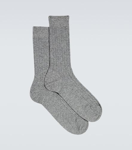 Sunspel Ribbed-knit cashmere socks - Sunspel - Modalova