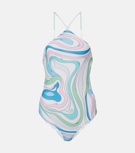 Pucci Printed halterneck swimsuit - Pucci - Modalova
