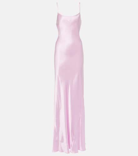 Satin maxi slip dress - Victoria Beckham - Modalova