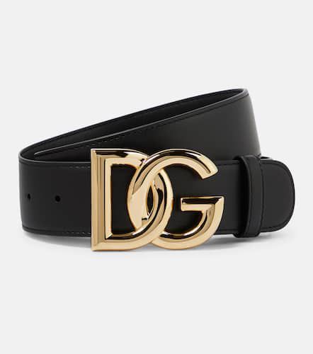 Dolce&Gabbana Cinturón DG de piel - Dolce&Gabbana - Modalova