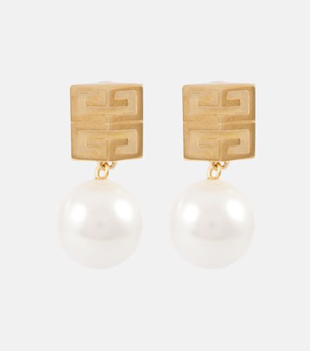 Pendientes 4G de latón adornados - Givenchy - Modalova