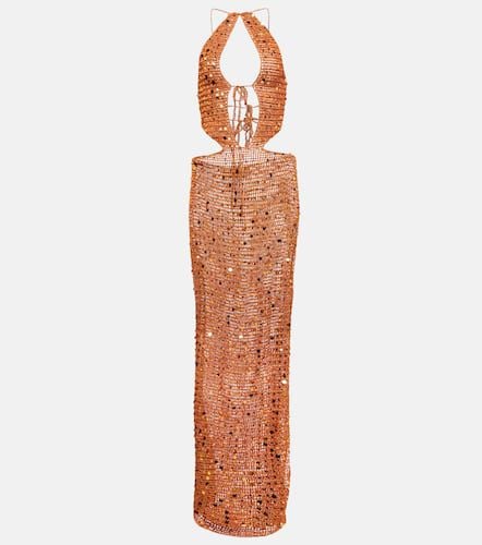 Morel cutout sequined maxi dress - Aya Muse - Modalova