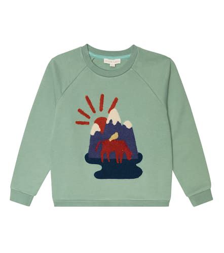 Samuel embroidered cotton sweatshirt - Louise Misha - Modalova